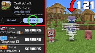 CraftyCraft: Adventure - BIGGEST UPDATE EVER - 1.21 VERSION, WORKING SERVERS, AND MANY MORE!!