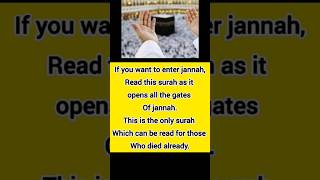 Powerful surah which opens all the doors of jannah.Heart of the Quran.#duaforall