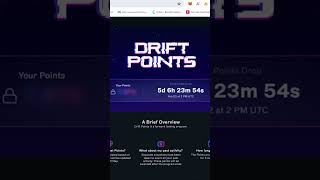 Drift Airdrop on Solana #Solana #Drift #Shorts #airdrops  #airdrop2024 #crypto