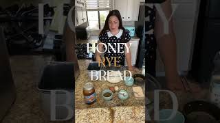 Honey Rye Bread in 15 Seconds 🍯 #Shorts