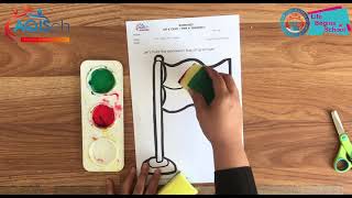 Kindergarten Activity: Sponge Painting