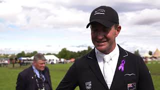 Jesse Campbell very happy with his first Burghley experience