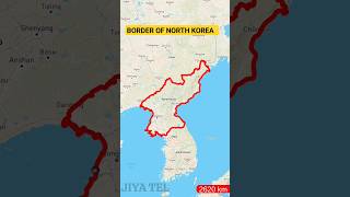 Border of North Korea l Exploring Land Boundaries of North Korea in Asia #shorts #shortsfeed #asia