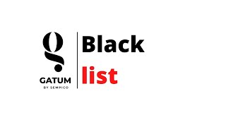 GATUM | Creating a Blacklist | Russian