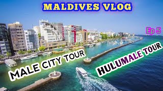 MALDIVES VLOG | Male City Tour In Maldives | Hulumale City Tour | Maldives Sea Link Bridge | Ep 5