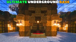 Minecraft: Underground Starter Base Tutorial (how to build 1.21)