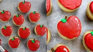 It’s teacher appreciation week& I’m celebrating with these adorable applecupcakes🍎Mymom is a teacher