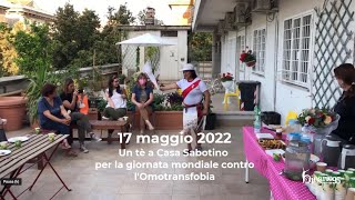 17 maggio 2022 - Un tè a Casa Sabotino contro l'omotransfobia