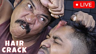 Unlimited Hair Cracking by Asim barber Helps to Cure Insomnia & Sleeplessness | Neck Cracking | ASMR