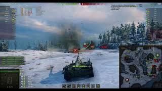 МЕГА НАГИБАТОРСКАЯ ПОЗИЦИЯ В ОДИНОЧКУ С НЕЁ СДЕРЖАЛ 7 ТЯЖЕЙ World of Tanks