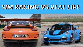 GT3 SIM RACING VS GT3 IN REAL LIFE WILLOW SPRINGS