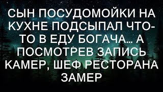 от неожиданности. На экране было видно, как сын посудомойки, молодой парень с добрыми глазами, доб