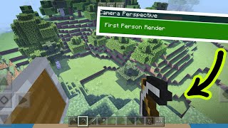 MCPE 1.16+ First Person Render Mod + Shader & Player Animation!