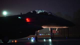 F-15E Strike Eagle Night Takeoffs