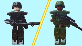 Military Robot [Fake Lego] Unboxing reviews PongToys