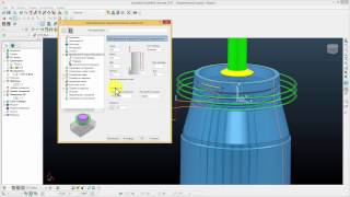 Powermill 2017 -  резьбофрезерование наружной резьбы