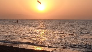 #مناظر رائعة لغروب الشمس 🌤️🌅على شاطىء البحر🏖️⛱️Couché de soleil ☀️⛅ au bord de la mer 🌅🌤️