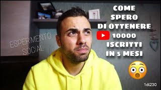 COME spero di aumentare gli iscritti su youtube!