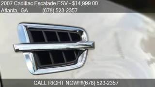 2007 Cadillac Escalade ESV Base AWD 4dr SUV for sale in Atla