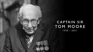 Captain Tom Moore, who raised millions for the NHS, dies aged 100