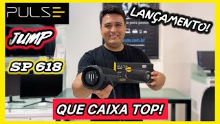 Caixa de som PULSE JUMP SP 618 um som stereo, resistente à água , com potência e qualidade de som !