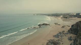 Newquay coastline , Fistral Beach & Towan Beach