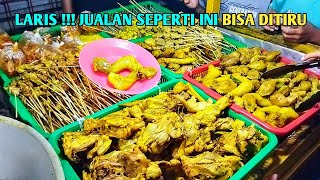 DISERBU PEMBELI Kepala Ayam usus ati ampela sayap balungan dan juga brutu ~ Indonesian treet Food