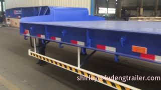 3 Axles lowbed trailer