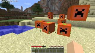 Mineacrft - Pumpkin Slime Mod (Mods Showcase Ep 1) [1.8.1]