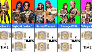 Every WWE Women's Tag Team Champion (Ranked By Numbers Of Reigns)