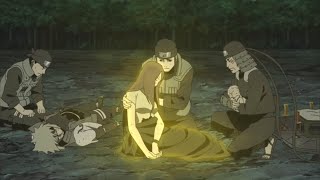 Kushina Usa Curación Especial Uzumaki Para Sobrevivir Ataque y Hablar Con Hiruzen - Naruto Shippuden