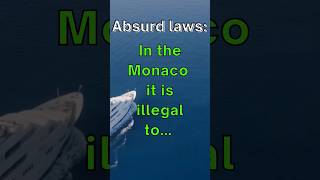 😂Do you know this weird Monaco Law/Luxury Life WHAT? #shorts