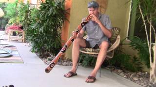 "Red Rock Dreaming" Eucalyptus Didgeridoo by Hayden Thomas