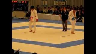 The 40th All-Japan karate-do championships male kumite final