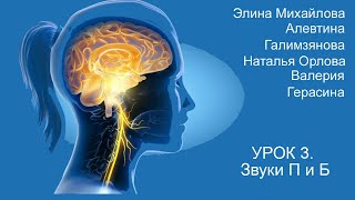 Восстановление речи после инсульта  Дизартрия  Урок 3  Звуки П и Б