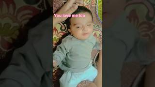 Cute baby—I love you babbling #shortsviral #baby #viral #cutebaby