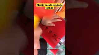 Amazing Technology and Machines | Plastic buckle products testing