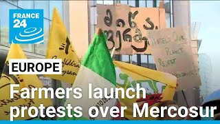 Farmers in Europe launch protests over Mercosur trade deal • FRANCE 24 English