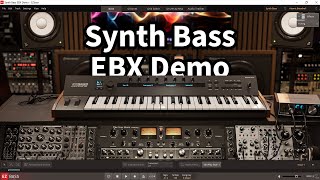 Toontrack EZBass Synth Bass EBX Presets Demo