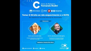 O direito ao não esquecimento e o RCPN