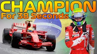 Formula 1 Champion for 38 Seconds - Felipe Massa F1 Story (2008 Season)