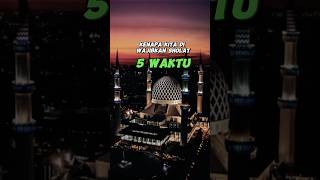 Alasan kita di wajibkan Sholat 5 waktu #shorts