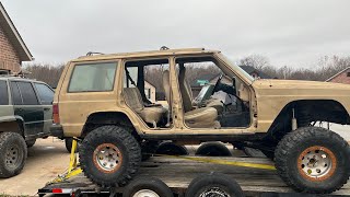 XJ On 40s and stock axles? This thing is SCREWED ~ Project Military Grade