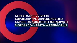 Кыргызстан боюнча коронавирус инфекциясына каршы эмдөөдөн өткөндөрдүн жалпы саны✅