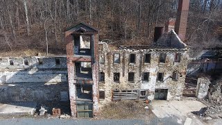 Bondsville Mill Historic Park & Nature Trails - Drone Video!