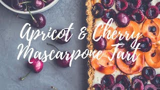 Apricot & Cherry Mascarpone Tart