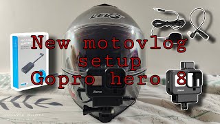 Go pro hero 8 set up for motovlog