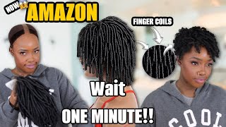 😱 I found This FINGER COIL Wig on AMAZON & Here's What Happened...  | MARY K. BELLA