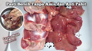 CARA MEMBERSIHKAN ATI AMPELA AYAM ANTI BAU AMIS DAN TIDAK PAHIT SAAT DIMASAK