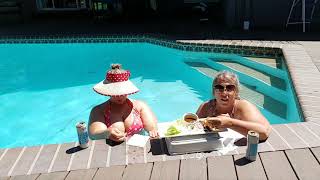 Delicious Keto Asian Lettuce Wraps Mukbang By The Pool